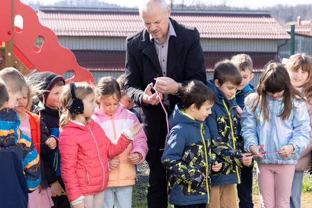 ODPRTJE DVEH  OTROŠKIH IGRIŠČ V KOŠANI 6.3.2026 - Valter Leban-0231